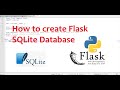 How to create Flask SQLite Database