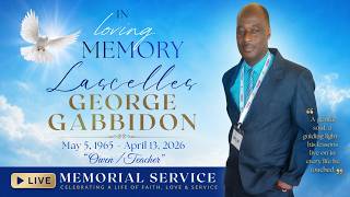 Memorial Service for Bro. Lascelles George Gabbidon