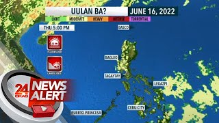 Weather update as of 11:26 AM (June 16, 2022) | 24 Oras News Alert