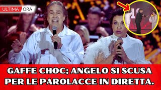 Capodanno; Angelo Sotgiu dei Ricchi e Poveri si scusa per le parolacce choc in diretta, Marco Liorni