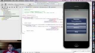 UIAlertView Example using Xcode 4