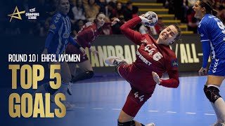 Ainhoa HERNÁNDEZ leaves us speechless! | TOP 5 GOALS | Round 10 | EHF Champions League Women 2022/23