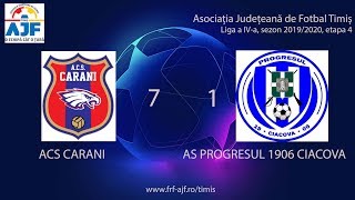 Liga 4 Timis, etapa 4, ACS CARANI - AS PROGRESUL 1906 CIACOVA