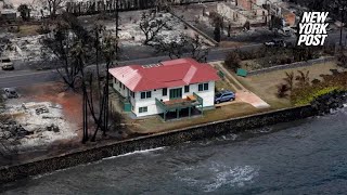 Owner of viral red house thinks this is why it survived Maui wildfires