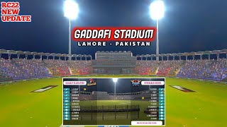 Real Cricket 22 New Update - New Stadium - Lahore Stadium 🔥
