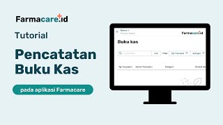 Farmacare POS  -  Pencatatan Buku Kas