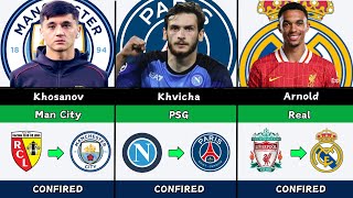 100 CONFIRMED Transfers 2025! 🔥FT. Khvicha, Antony, Omar