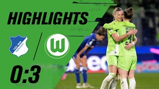 Jule Brand per Kopf | Highlights | TSG 1899 Hoffenheim - VfL Wolfsburg 0:3
