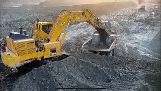 Excavator Komatsu PC2000 Double Bench Loading