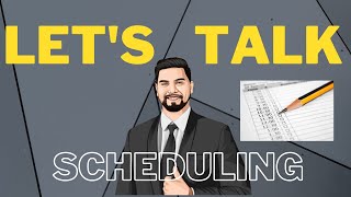 How to Schedule your Life Lets Talk: Scheduling