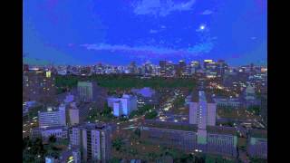 [HD] Tokyo Full Moon Time Lapse