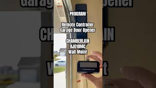 Program Remote Controller Garage Door Opener | Chamberlain RJO0101MC