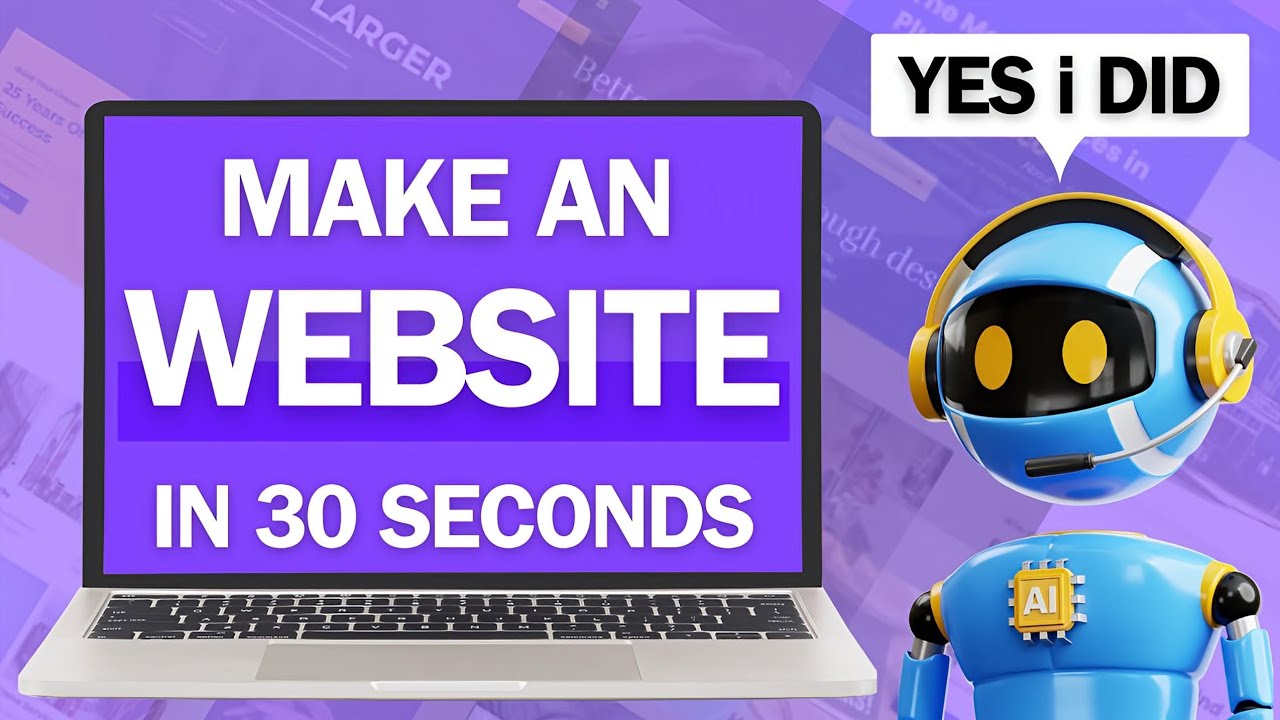 How To Make A Website Using Ai In 30 Seconds Free Tools Guide рџњђ Youtube