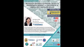 MICROSCOPÍA ELECTRÓNICA DE BARRIDO: TÉCNICA DE CARACTERIZACIÓN MINERAL Y SU APLICACIÓN EN LA EXPLORA