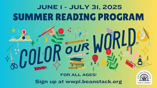 2025 Summer Reading Program • Color Our World