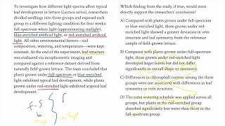 Focus on the Relevant Variables: My #1 Tip for Science-y Reading Passages (DSAT R&W)