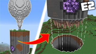 I Built A Secret Entrance To My Base In Minecraft Hardcore Mode (E2)