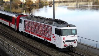 The new HGe 101 965 - 20th anniversary locomotive of the Zentralbahn on the move | SwissRails