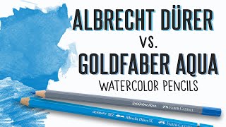 Watercolor Pencil Comparison: Albrecht Durer vs. Goldfaber Aqua