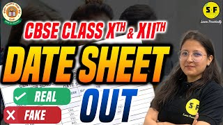 Date Sheet Out Real or Fake Class 10th & Class 12th CBSE Board Exams 2023-24