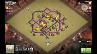 #070 クラクラ TH7 ドラバル全壊 【Clash of Clans】dragon \u0026 balloon attackdorgoon