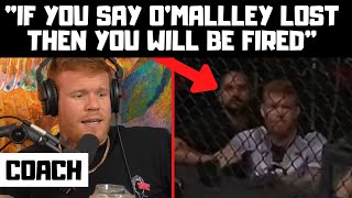 "IF YOU SAY O'MALLEY LOST YOU WILL BE FIRED" Sean O'Malley's Coach Leaks UFC Staff Statement