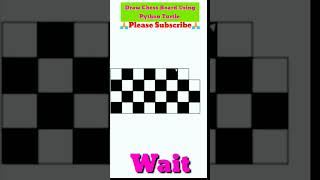 Draw Chess Board Using Turtle in Python|How to draw chessboard in Python Turtle|#shorts #chessboard