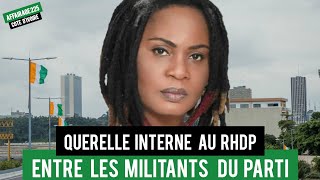 🔴 [EN DIRECT] - Querelle interne au RHDP après la sortie de Rachelle Krasso hier