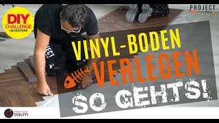 Vinylboden mit Fischgräten Muster verlegen - so einfach geht's