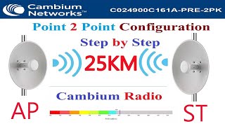 ePMP 1000 cambium network radio configuration || point to Poin ||wireless radio configuration