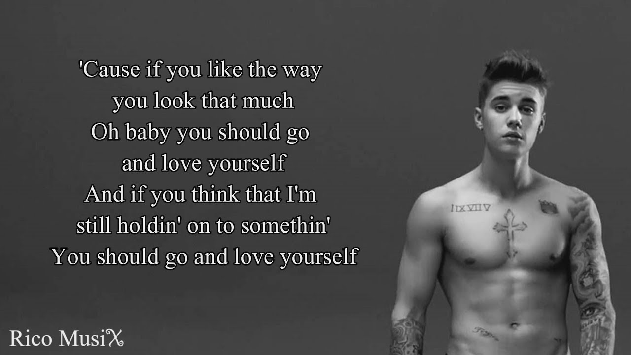 Justin Bieber - Love Yourself (Lyrics) - YouTube