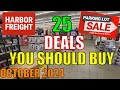 Harbor Freight Top 25 Things to Buy During the Parking Lot Sale in OCTOBER