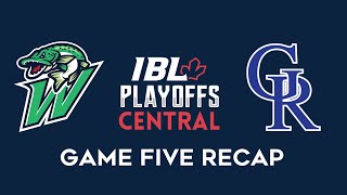 IBL Playoff Central Game Five SF Guelph at Welland Recap - Aug 6th , 2024