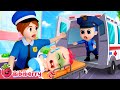 Police Officer 🚑 Super Ambulance Rescue | Healthy Habits Kids Songs | Bibiberry Nursery Rhymes