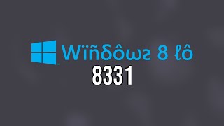 [!!! Wïñδôωƨ 8 βúïℓδ 8331 !!!]