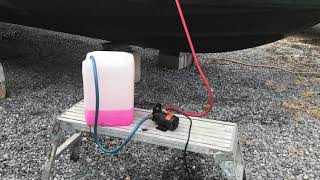 Sea ray a/c winterizing hack