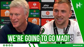 I wanted to do a MOURINHO! | David Moyes after West Ham WIN Conference League