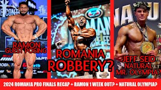 2024 Romania Pro Finals Recap and Results + Is Ramon Doing Prague?? + Jeff Seid Wins NATURAL Olympia