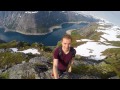 hiking to trolltunga 4k