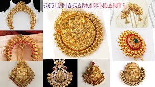 gold nagaram designs weight || gold hair pin and bun broach || gold light weight hairpins designs