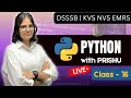 Python OOPs (Object Oriented Programming) Explained for EMRS, DSSSB, KVS, NVS | Python with Prishu
