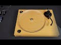 fluance rt85 turntable record player with ortofon 2m blue lucky bamboo unboxing and setup