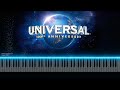 Universal Studios Theme - Easy Piano Tutorial
