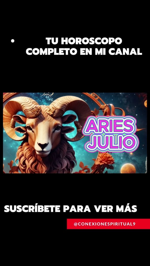 MIERCOLES ARIES HOROSCOPO MES DE JULIO #ARIES #HOROSCOPO#ARIES # ...