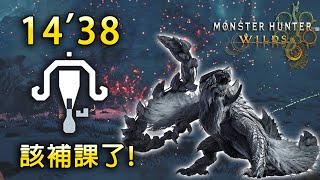 【OBT2】鎖刃龍輕弩 14'38''（最後一分 血壓飆升）/ アルシュベルド ライトボウガン ソロ/ Arkveld Light Bowgun solo【魔物獵人 荒野 MHWilds】