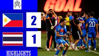 Philippines vs Thailand 2-1 Highlights Goals | ASEAN Championship 2024