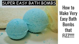 Super Easy Bath Bomb Tutorial - How To Make a Fizzy Bath Bomb