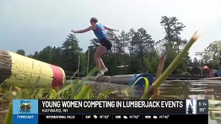 Two Local Lumber Jills Compete at Lumberjack World Championships