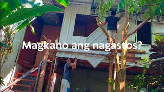 Magkano ang nagastos? Second Floor Light Steel House - Low cost House with GI Pipe as Poste (Part 3)