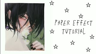 Paper Effect Tutorial - Alight motion